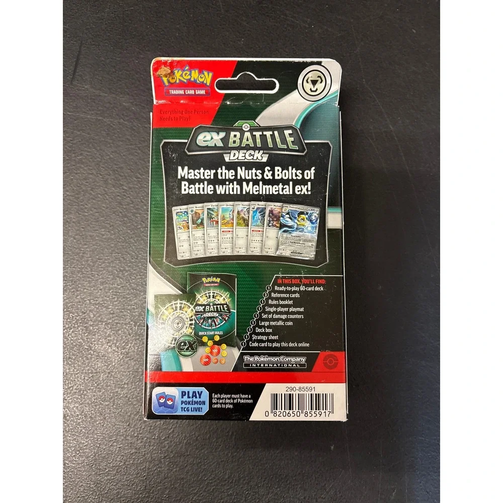 Pokemon Melmetal Ex Battle Deck‎ Trading Card Game Complete Ready to Play